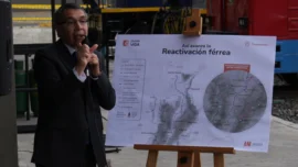 Ministro Camargo habla de la importancia de transformar el sistema ferroviario de Colombia.