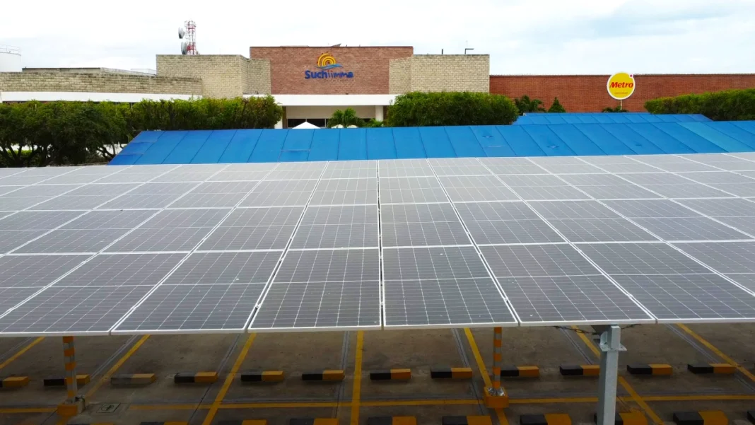 GreenYellow instala carport solar en el Centro Comercial Suchiimma en Riohacha, La Guajira