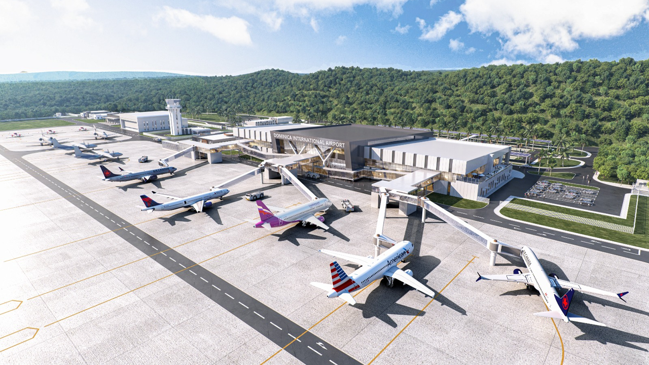 Cementos Argos aportará alrededor de 200.000 toneladas de cemento para la finalización del Aeropuerto Internacional de Dominica.