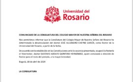 Consiliatura desvincula a José Alejandro Cheyne como rector de la Universidad del Rosario