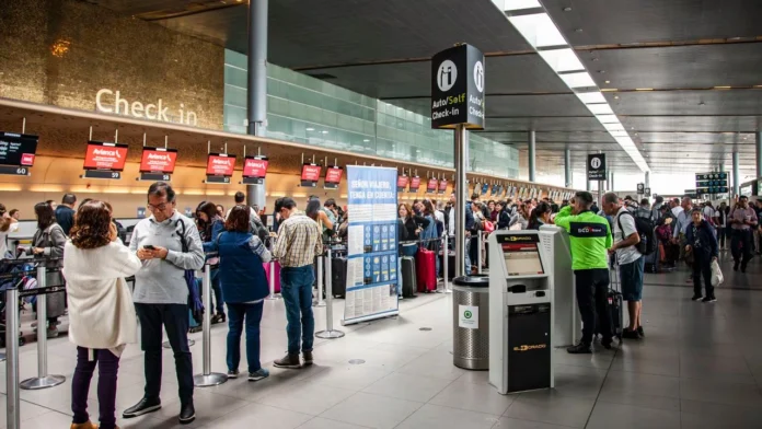Movilización de pasajeros por vía aérea en Colombia aumentó un 14,1% durante enero y febrero del 2024