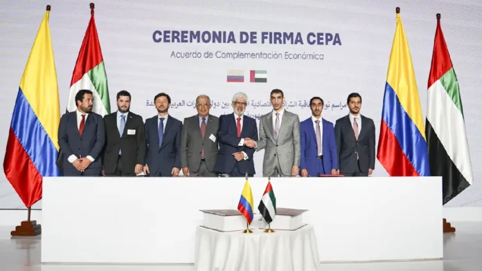 Colombia y Emiratos Árabes Unidos firman acuerdo comercial: 85% de los productos colombianos entrarán sin arancel
