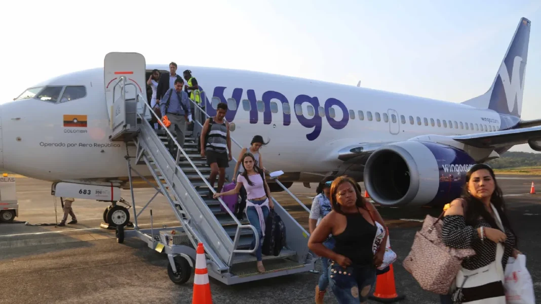 Wingo dominó el mercado aéreo Colombia-Venezuela con 50,000 pasajeros