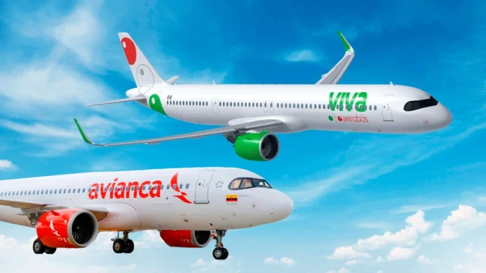 Así funcionará el acuerdo entre Avianca y Viva Aerobus para facilitar viajes en Colombia y México