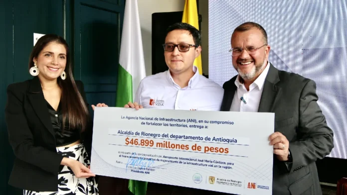 Rionegro recibe inversión por parte de la ANI para la construcción en infraestructura vial del aeropuerto José María Córdova