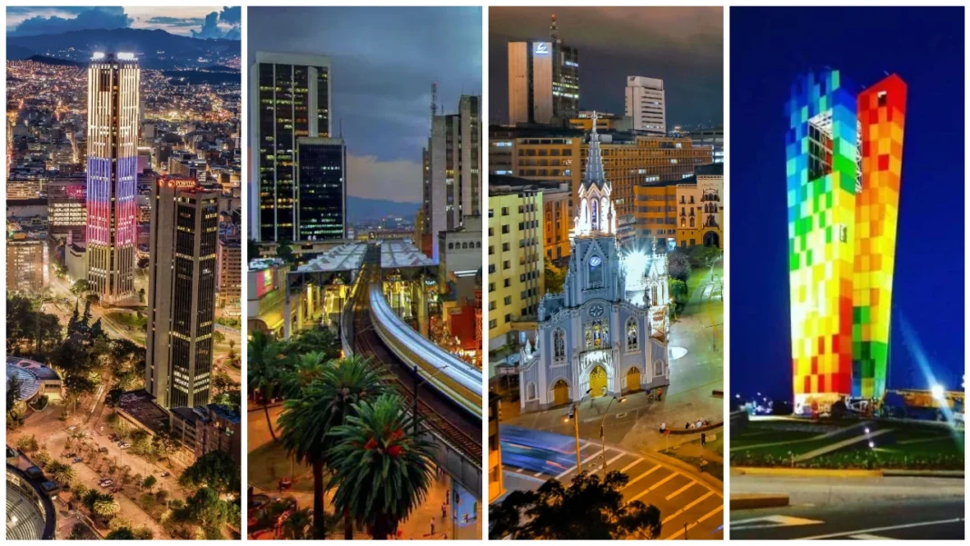 ¿Cuántas empresas de las 1000 más grandes están en Bogotá, Medellín, Cali y Barranquilla?