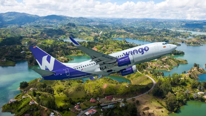 Wingo en el primer cuatrimestre de 2024 registró un crecimiento del 37% en sus operaciones aéreas en destinos tanto nacionales como internacionales.