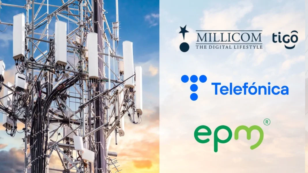 Millicom pacta la compra de acciones de Telefónica en Colombia y va por el 50% de acciones de EPM en Tigo Une