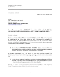 Respuesta de WOM sobre 5g en Colombia