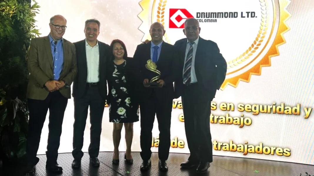 Estrategia de gestión de riesgo químico de Drummond Ltd. recibe reconocimiento en los Premios Inspiradores de Tranquilidad