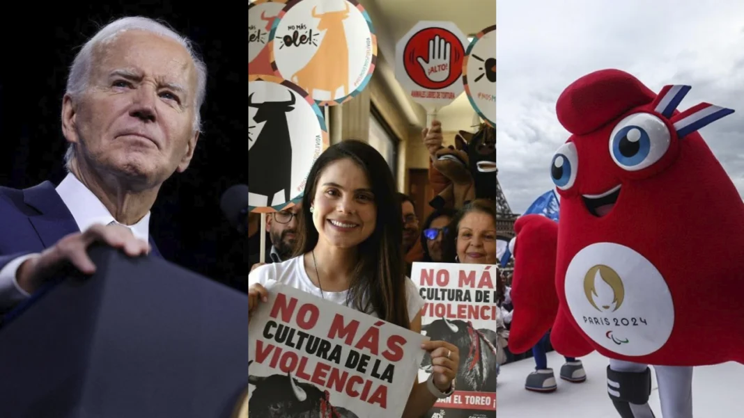 Joe Biden, la ley taurina en Colombia y los Juegos Olímpicos 2024 son algunos de los hechos que serán noticia en Colombia y el mundo.