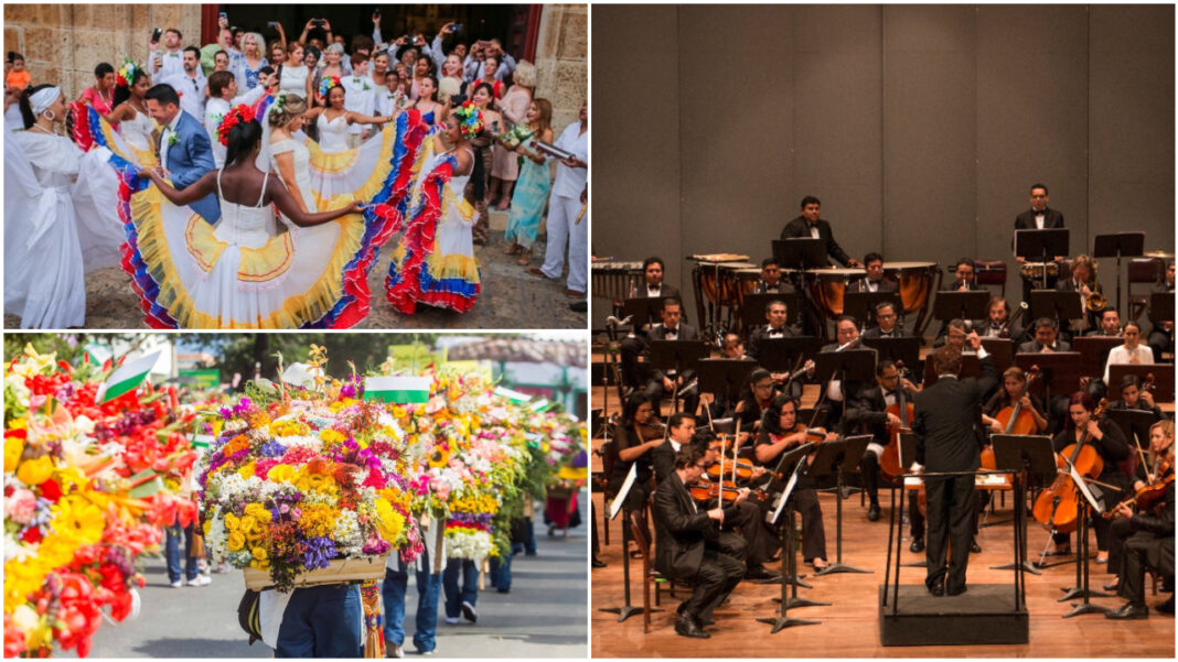 Bogotá, Cali y Medellín se preparan para un fin de semana cultural lleno de arte, música y flores