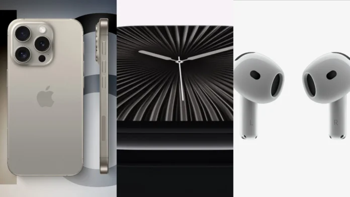 Apple ha presentado el iPhone 16, el Apple Watch Series 10 y los AirPods 4 en su evento en Cupertino, destacando avances en diseño, rendimiento y tecnología, reafirmando su liderazgo en innovación tecnológica.