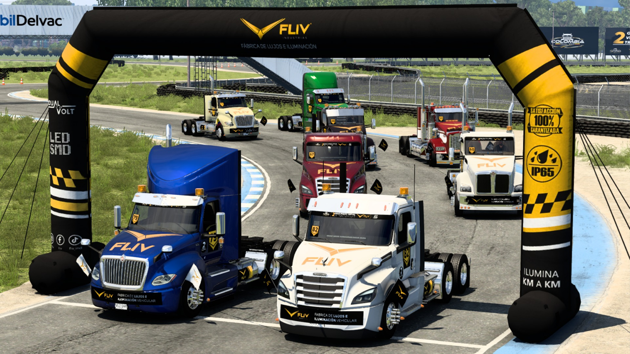 El 16 y 17 de noviembre se llevará a cabo la tercera edición de la competencia de tractomulas virtuales en el autódromo virtual de Tocancipá, organizada por Colombia Real Map a través del videojuego American Truck Simulator.