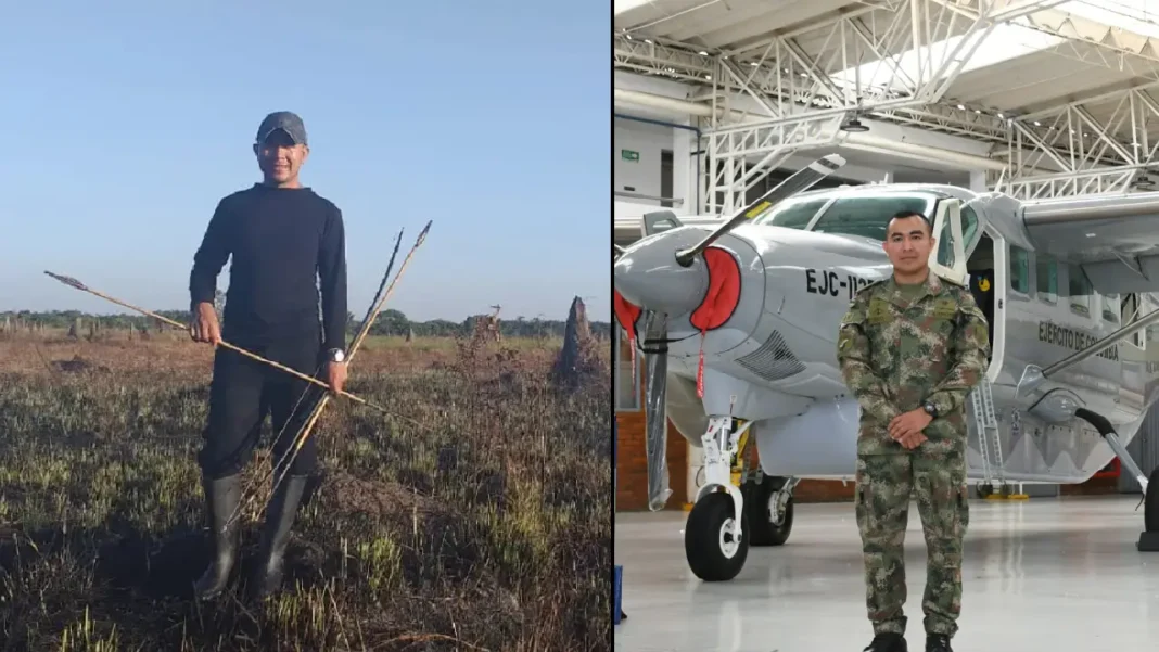 Luis Alfonso Rico Gaitán, primer indígena tripulante de un vuelo del Ejército Nacional