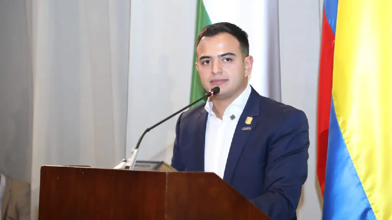 El presidente del concejo de Medellín, Andrés Tobón