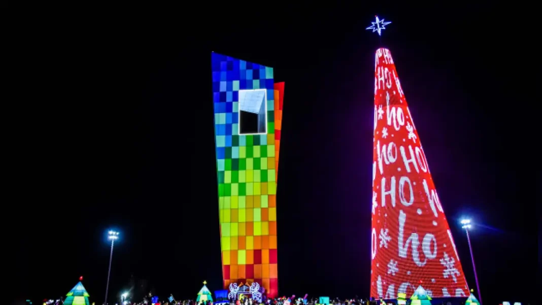 El árbol de navidad más grande de Colombia: un espectáculo en Barranquilla que atrae turismo y fomenta la cultura local