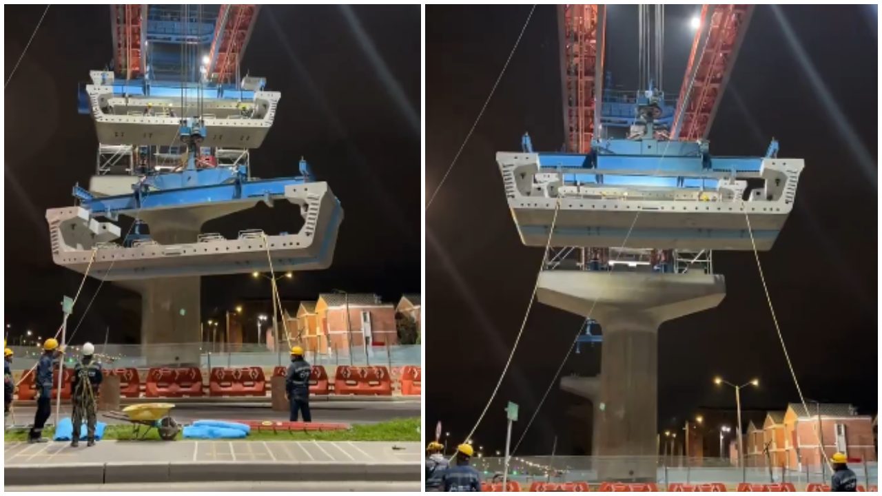 Construcción viaducto de Línea 1 del Metro de Bogotá en av. Guayacanes ¿Cómo avanzan las obras?