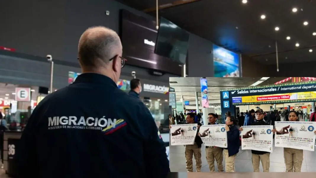 Retrasos en aeropuertos por protestas de Migración Colombia: ¿qué está ocurriendo?