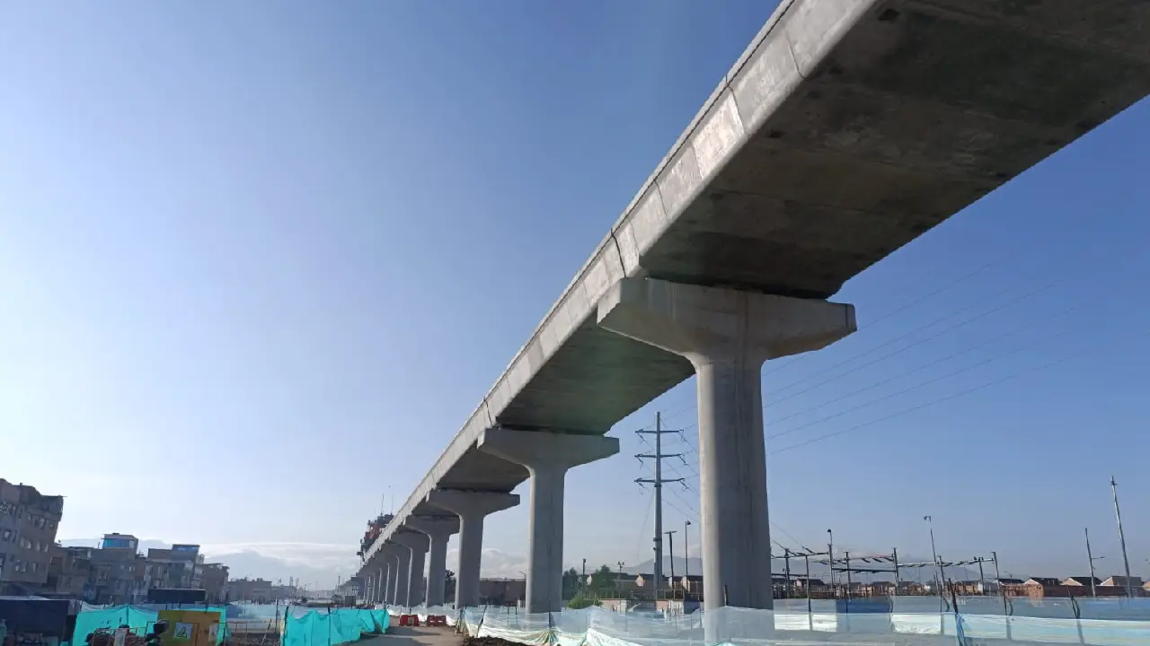 Avances en la construcción del Metro de Bogotá: un hito en la línea 1 con el primer kilómetro de viaducto