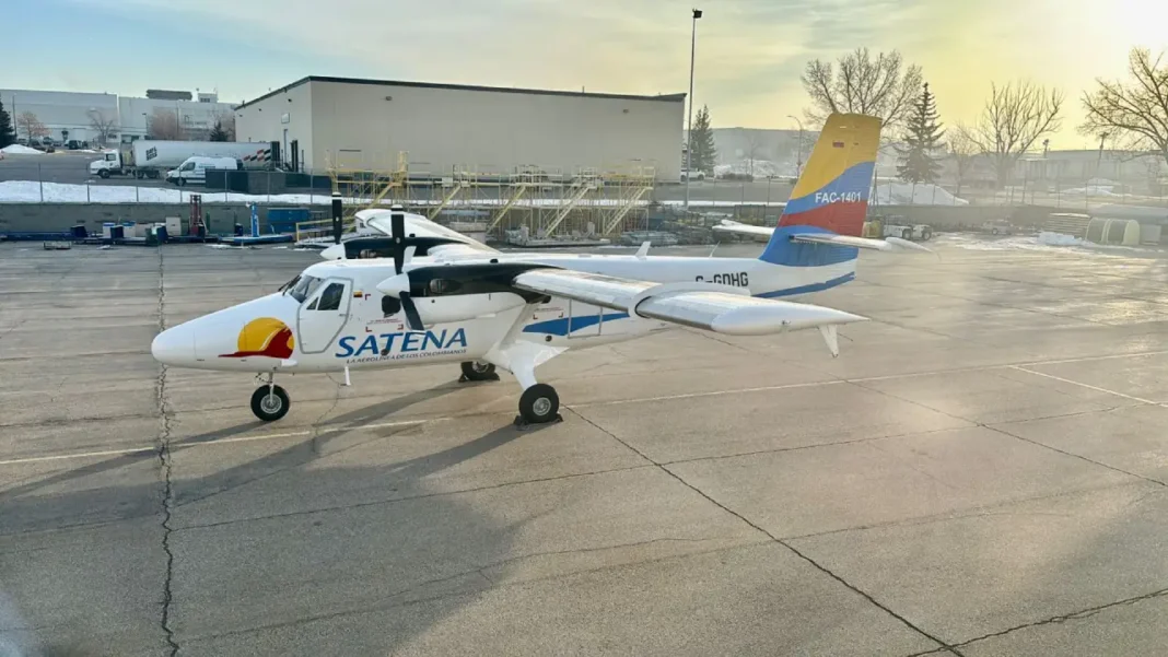 Satena refuerza la conectividad aérea en Colombia con la incorporación de un segundo avión Twin Otter