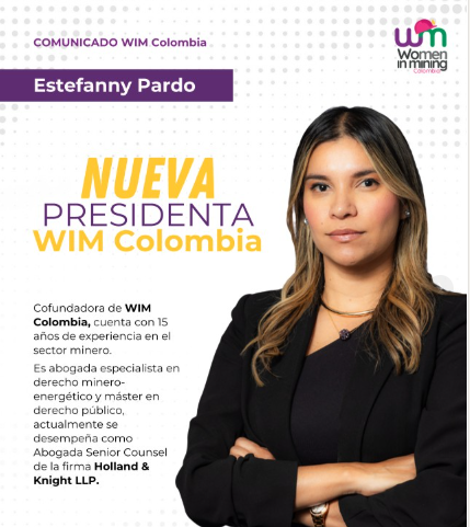 Estefanny Pardo Gutierrez es nueva presidenta de WIM Colombia