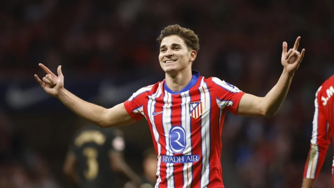 Esto gana al año y al mes Julián Álvarez, autor del golazo en Real Madrid vs Atlético Madrid en Champions League