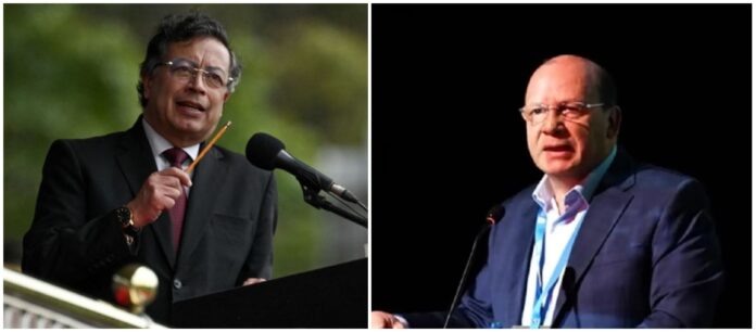 Petro Germán Ávila Plazas Petro y el nuevo ministro Germán Ávila Plazas.