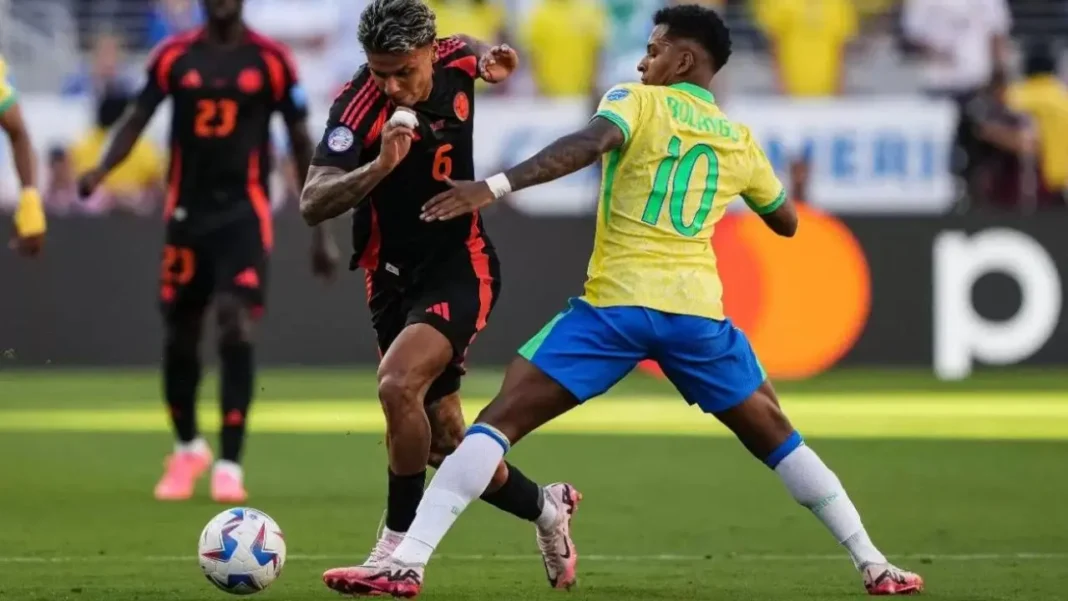 Colombia enfrenta a Brasil en una nueva jornada de las Eliminatorias Sudamericanas 2026, con una notable diferencia en el valor de sus nóminas. Mientras Brasil supera los 1.000 millones de euros, Colombia alcanza los 300,80 millones.