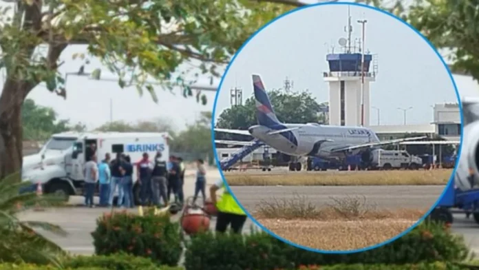 Videos: el impactante robo en el Aeropuerto de Riohacha