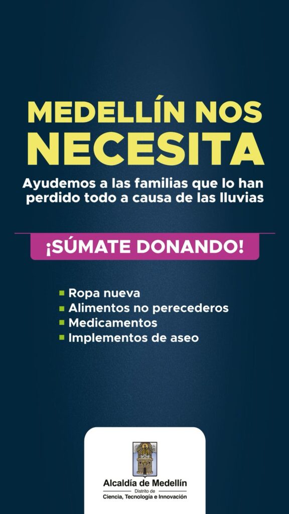 Estos son los beneficios que trae Medellín nos Necesita