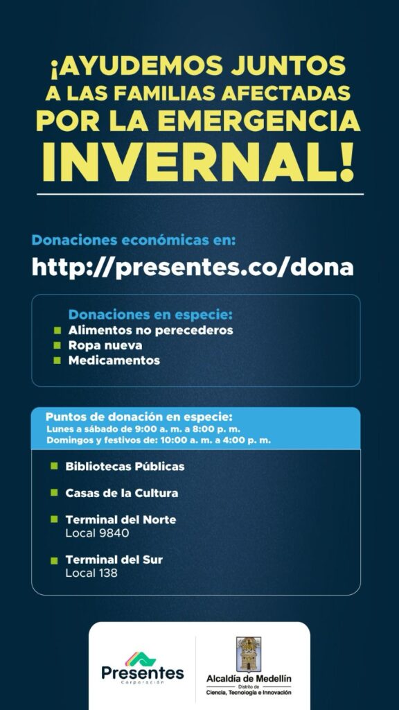 Estos son los beneficios que trae Medellín nos Necesita