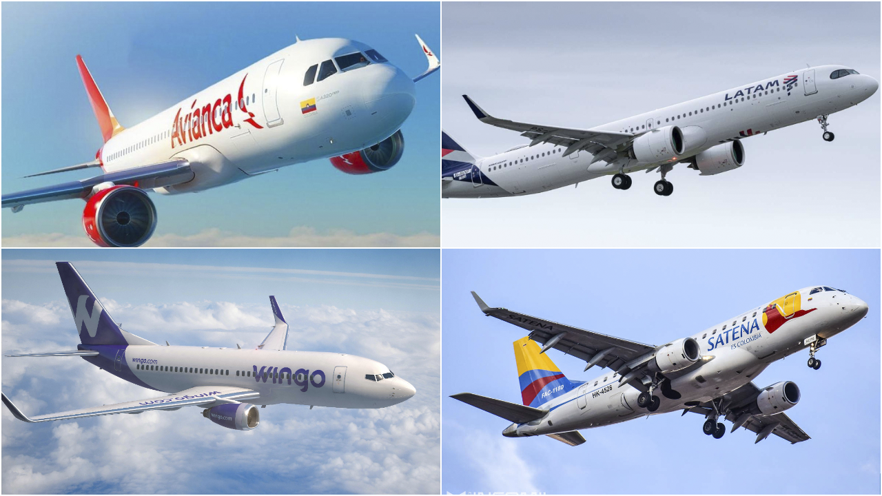 Transporte aéreo en Colombia movilizó más de 18 millones de pasajeros en el primer cuatrenio del 2025 1 Más de 18 millones de pasajeros y aumento de carga marcan el auge del transporte aéreo en Colombia