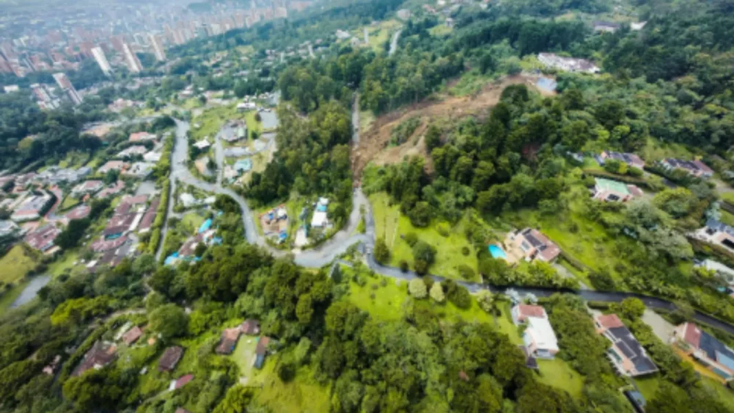 Medellín: así va la estabilización del terreno en la Loma de los Balsos