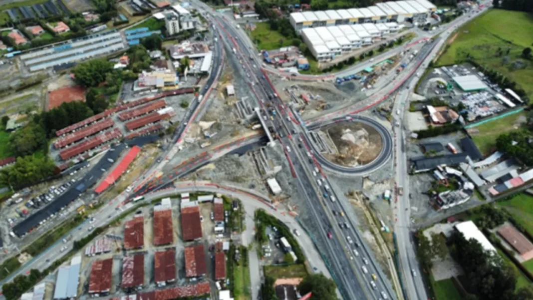 Rionegro: habilitada conexión con Túnel de Oriente y Guarne en obras del intercambio vial JMC