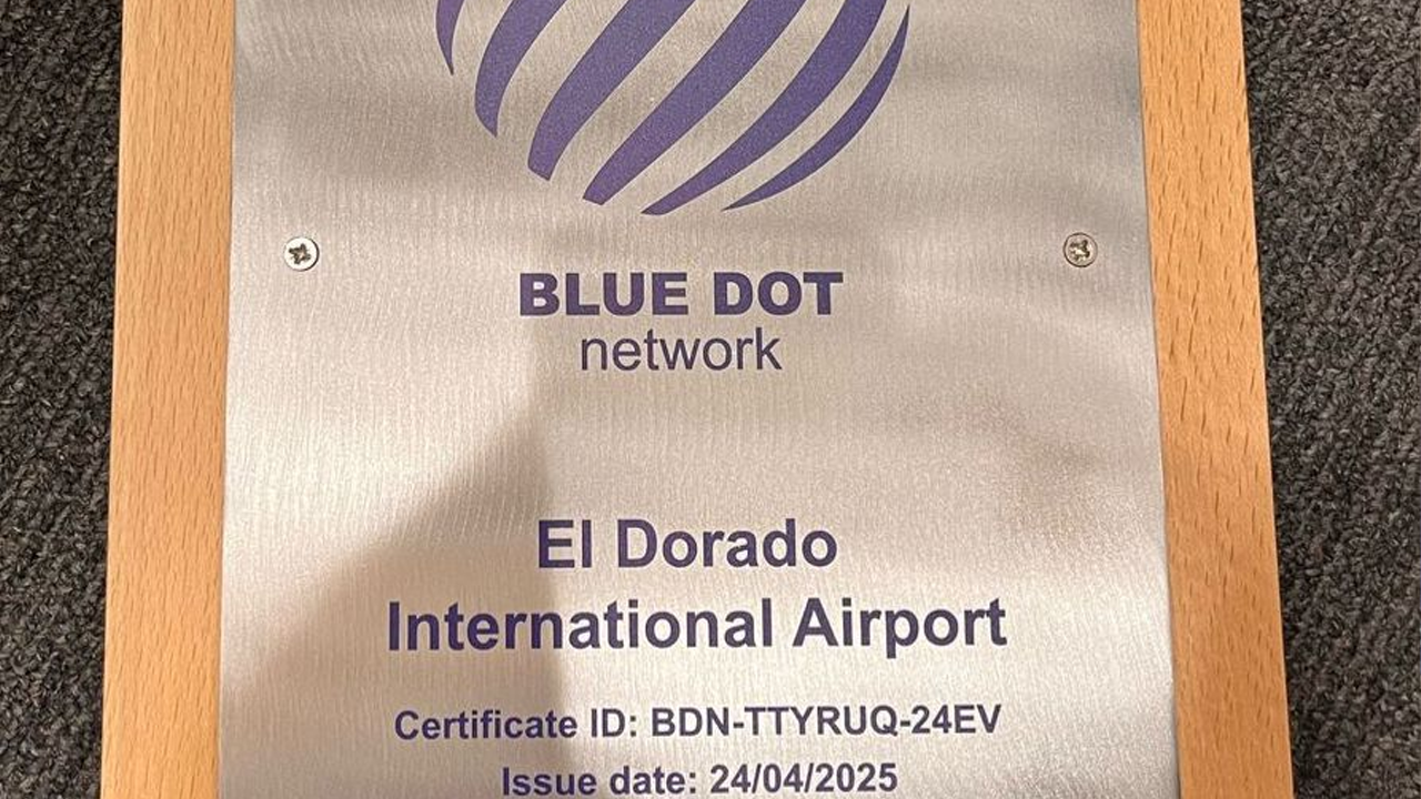 Aeropuerto El Dorado de Bogotá: primer aeropuerto del mundo con el Sello Blue Dot