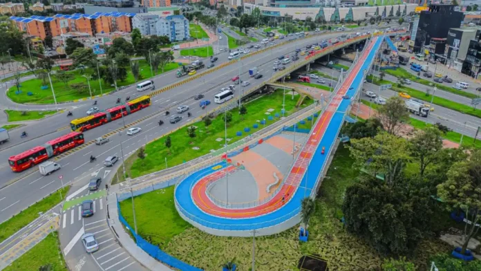 Ciclopuente de la calle 80 con Boyacá está casi listo: así va la obra