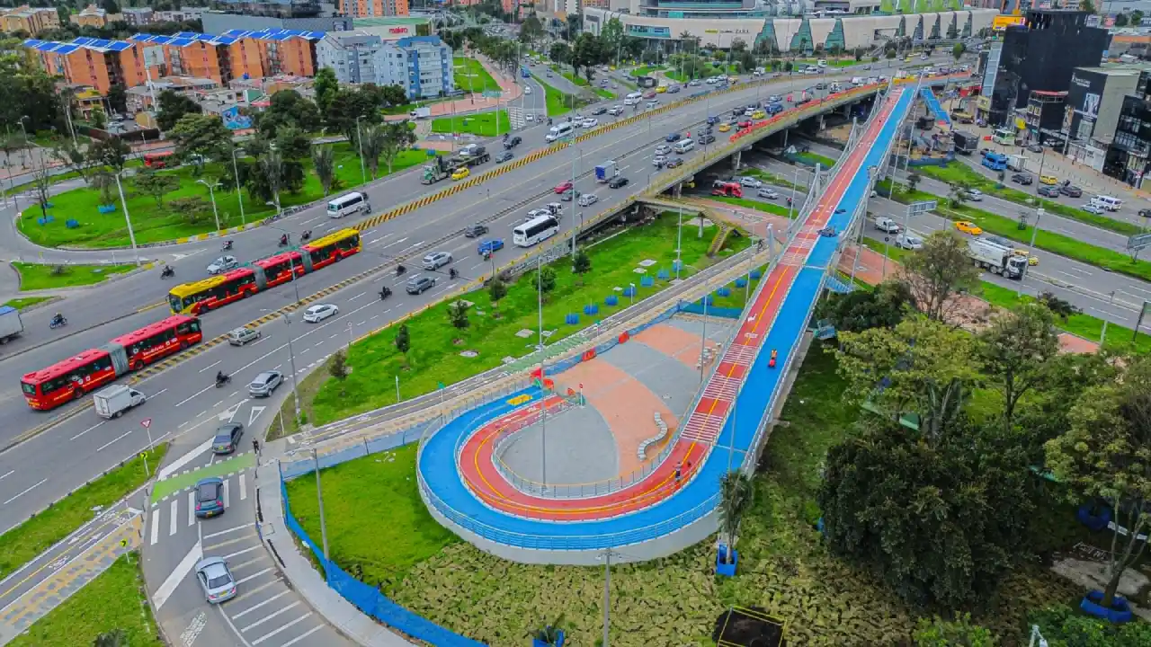 Ciclopuente de la calle 80 con Boyacá está casi listo: así va la obra
