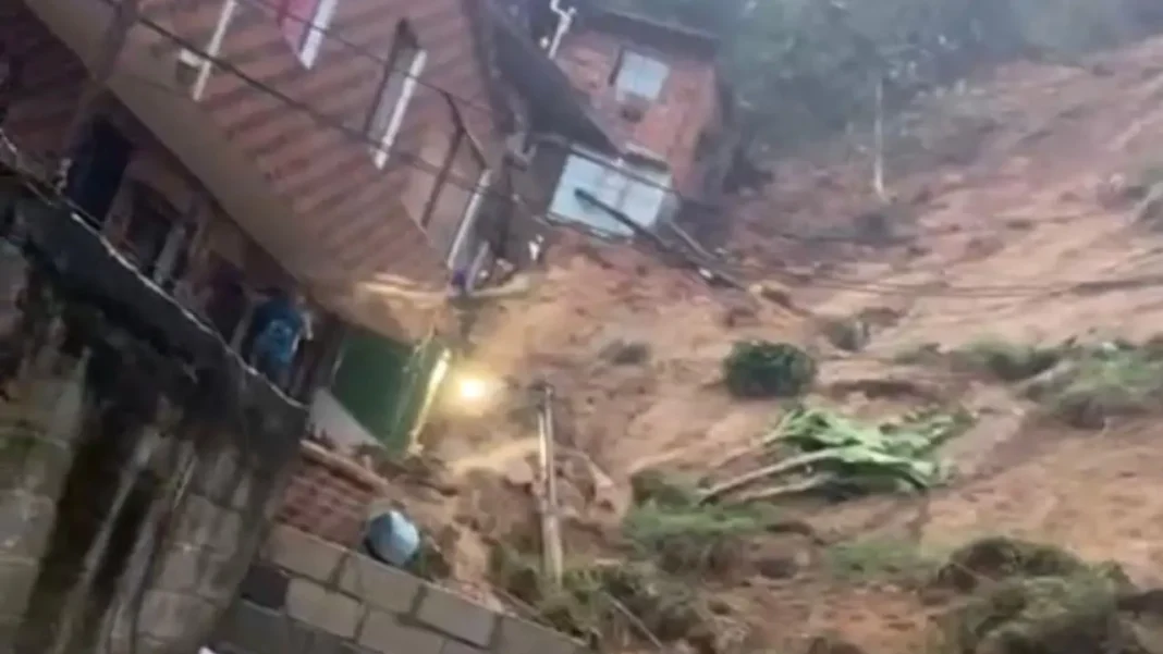 En video: Los desastres que ocasionaron las fuertes lluvias en Sabaneta