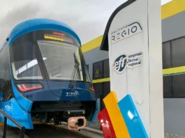 En fotos: así es el prime vagon a escala del Regiotram de Occidente