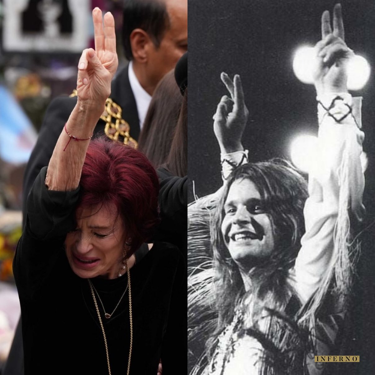 Las fotos y videos más reveladores del funeral de Ozzy Osbourne