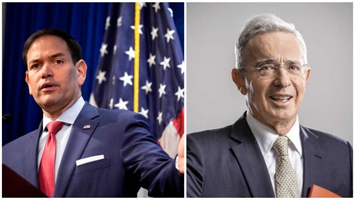 Marco Rubio, alto mando de EE.UU, salió en defensa de Álvaro Uribe: 
