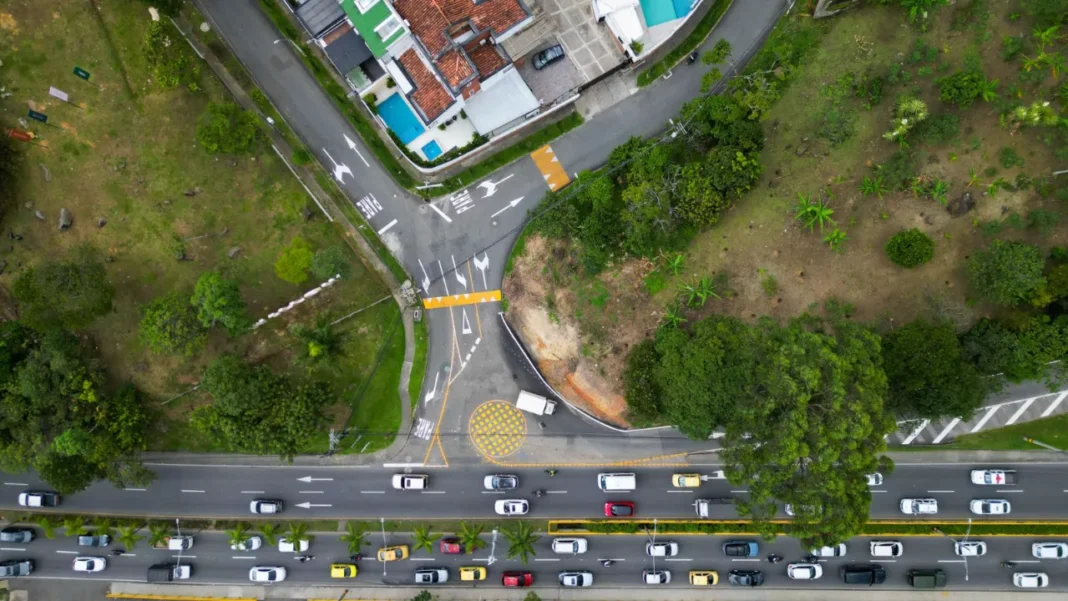 Así se optimiza la conexión en vía Las Palmas en Medellín, con obra ya concluida