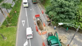 Así Medellín refuerza la seguridad vial en la Vía Las Palmas por contingencia en la calzada