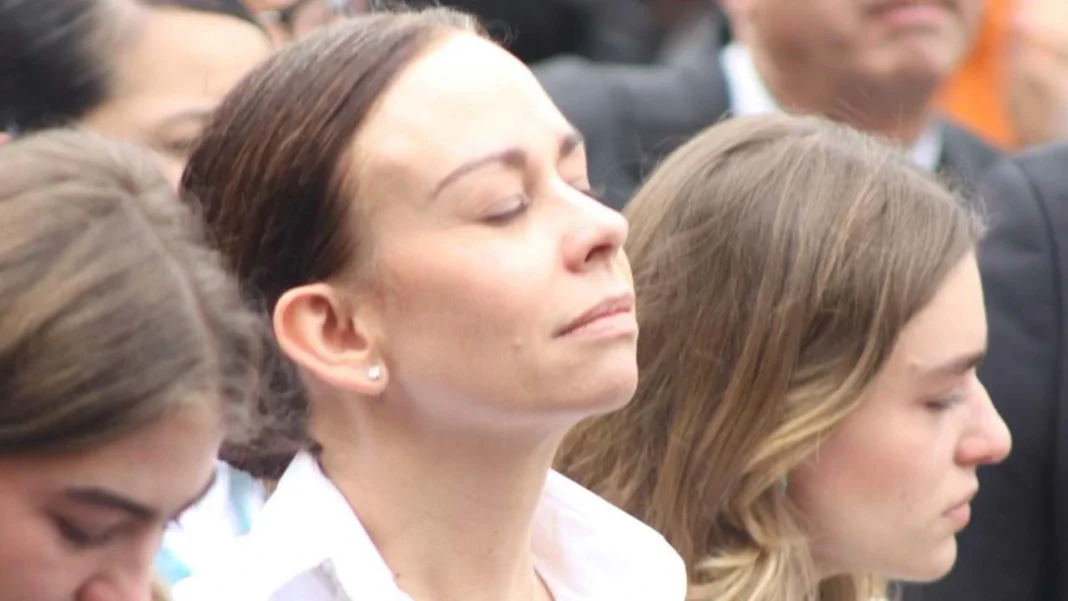 Esposa de Miguel Uribe habló en Catedral Primada: estas fueron sus palabras 