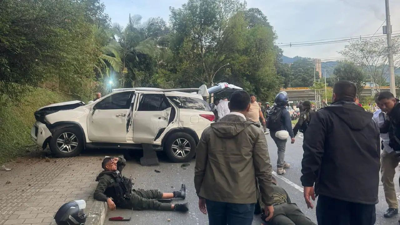 En fotos: Así quedó el carro en el que viajaba Daniel Palacios