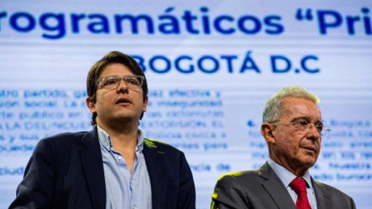 Alvaro Uribe y Miguel Uribe 1