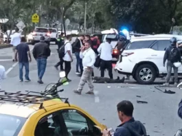En fotos: el grave accidente de Daniel Palacios en Medellín