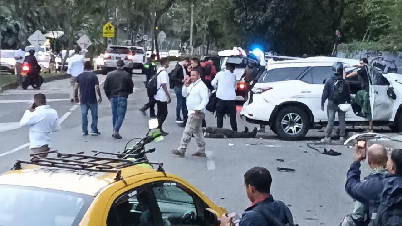 En fotos: el grave accidente de Daniel Palacios en Medellín
