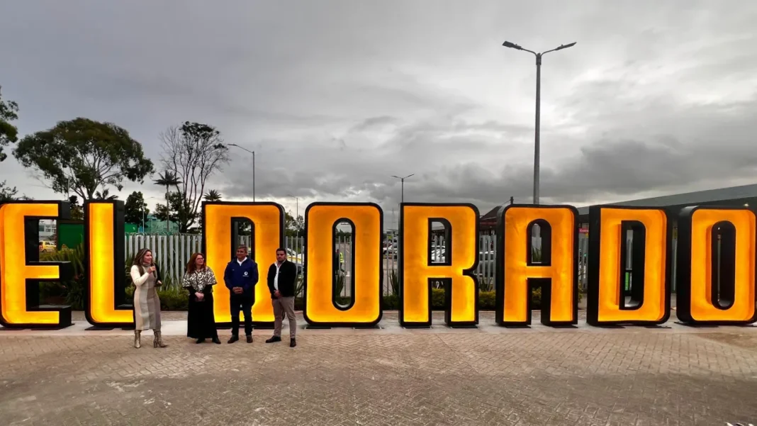 Aeropuerto El Dorado celebra 65 años con la restauración de su histórico letrero